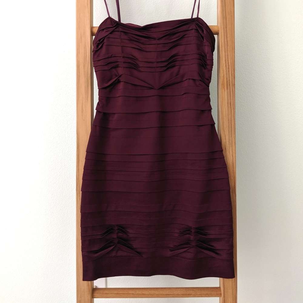 BCBG Strapless Cocktail Dress